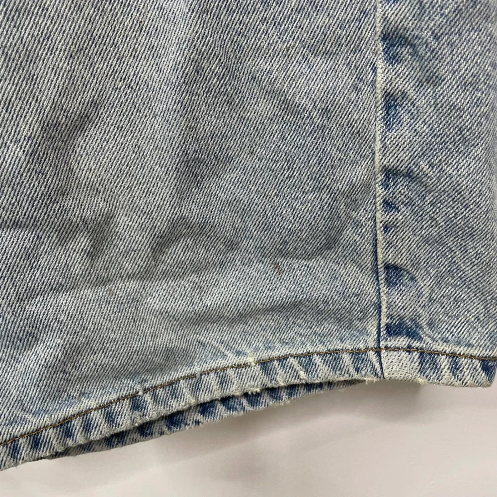 Vintage 90s Levis 550 Orange Tab Denim Shorts Baggy Thrashed 34 Jorts Skate Work